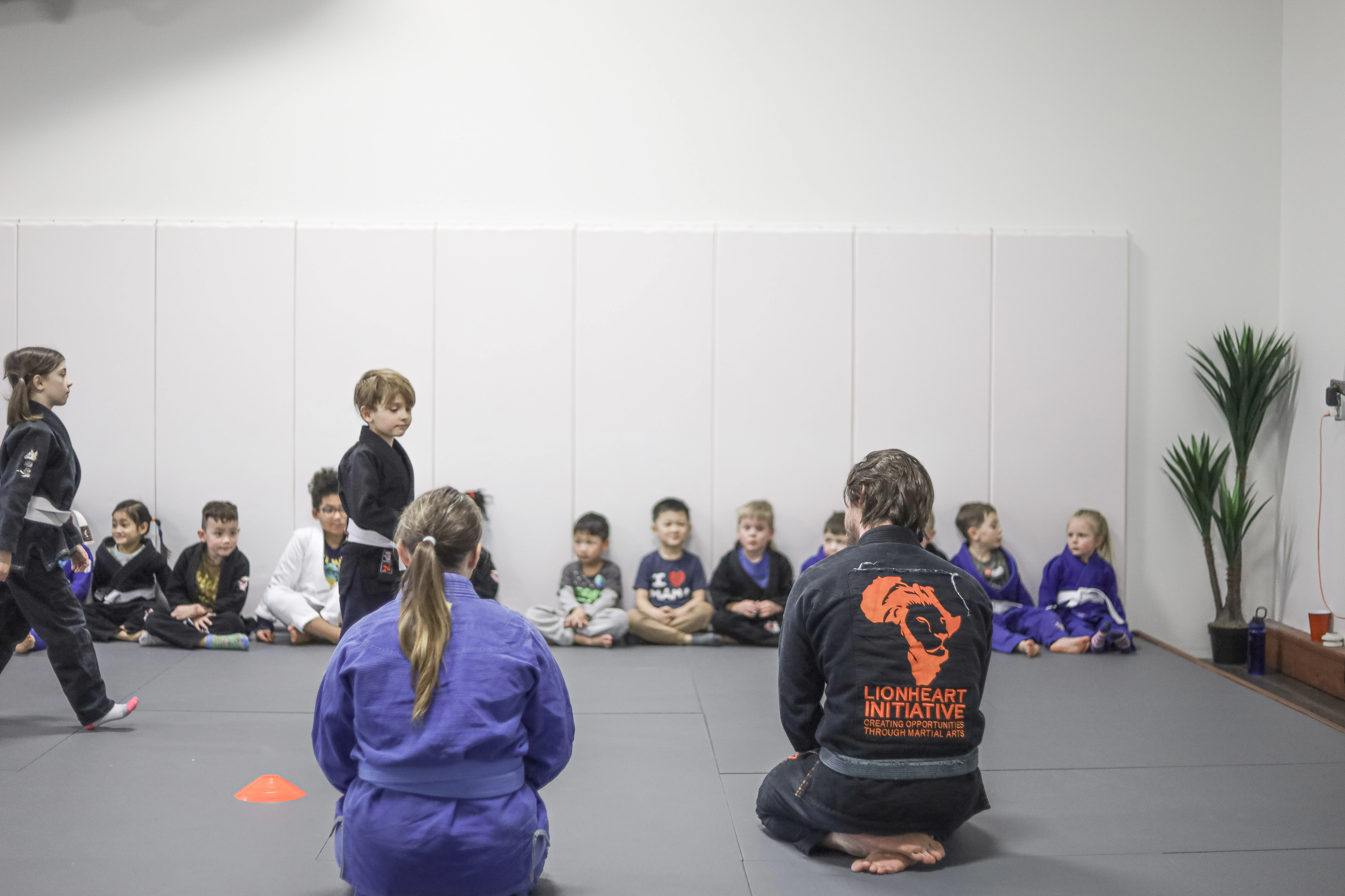 Kids Jiu-Jitsu class with children training at Expedition BJJ, Regina